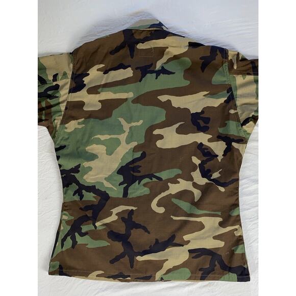 Golden Manufacturing Vintage Hot Weather BDU Coat, Shirt Woodland Camo. S Short - Picture 5 of 6